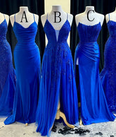 2025 New Style Royal Blue Long Prom Dress